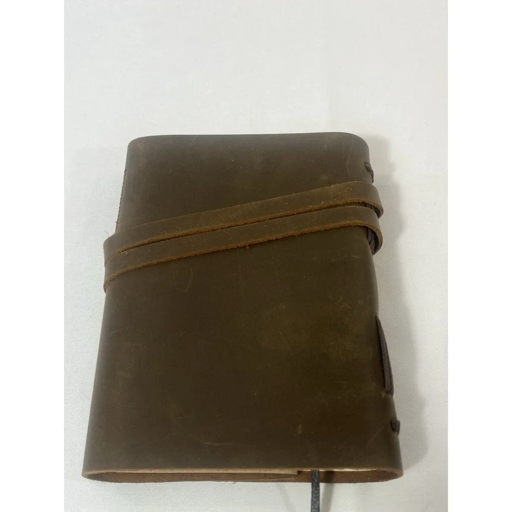 leather Bound Journal For Men And Womes, Handmade Patriotic‎ With LOVE USA
